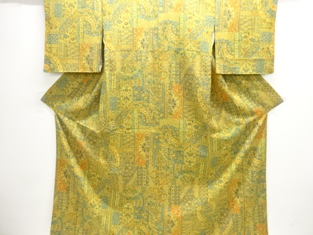 花更紗模様小紋着物